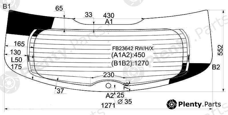  XYG part FB23642RW/H/X (FB23642RWHX) Replacement part