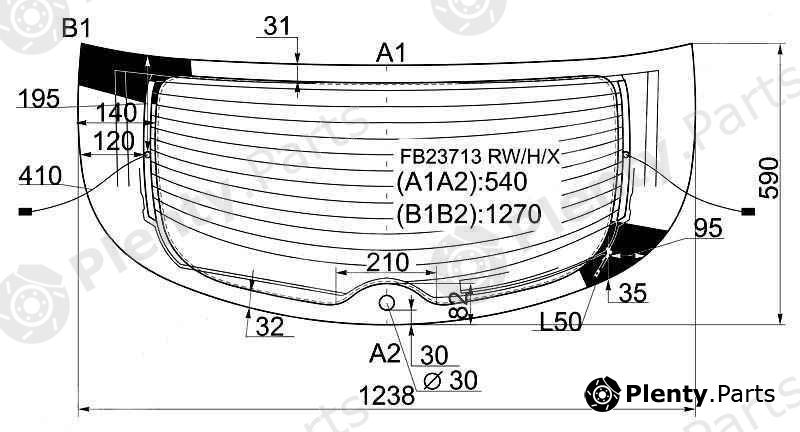  XYG part FB23713RW/H/X (FB23713RWHX) Replacement part
