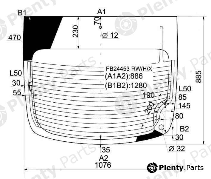  XYG part FB24453RW/H/X (FB24453RWHX) Replacement part