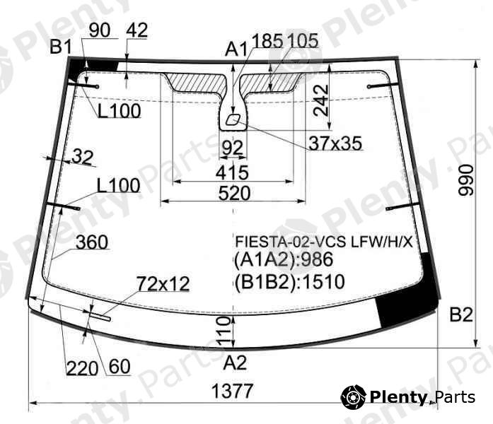  XYG part FIESTA-02-VCSLFW/H/X (FIESTA02VCSLFWHX) Replacement part