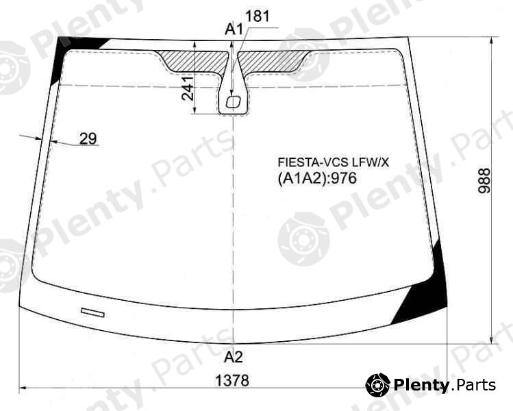  XYG part FIESTA-VCSLFW/X (FIESTAVCSLFWX) Replacement part