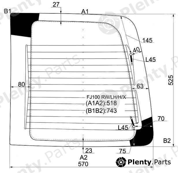  XYG part FJ100RW/LH/H/X (FJ100RWLHHX) Replacement part