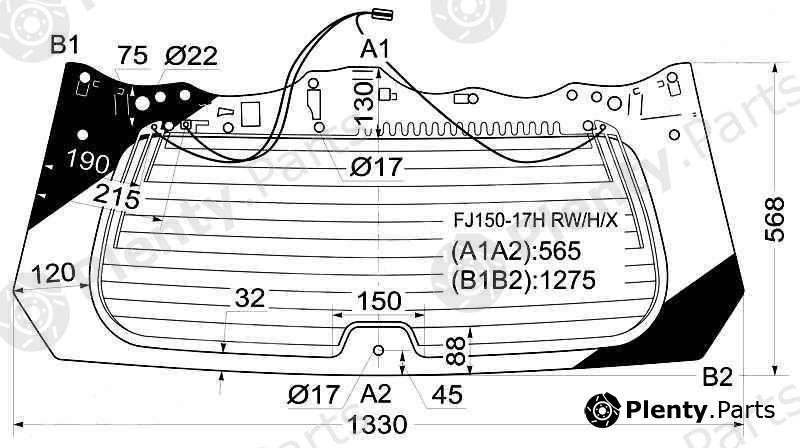  XYG part FJ150-17HRW/H/X (FJ15017HRWHX) Replacement part