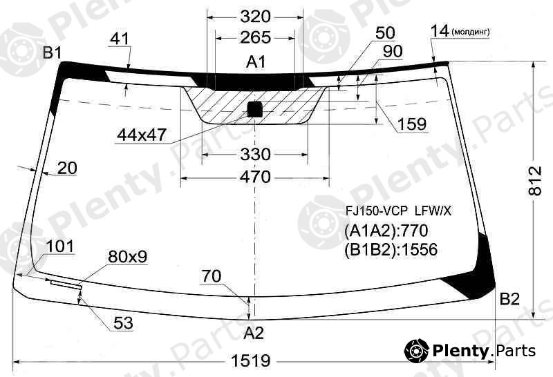  XYG part FJ150-VCPLFW/X (FJ150VCPLFWX) Replacement part