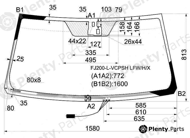  XYG part FJ200-L-VCPSHLFW/H/X (FJ200LVCPSHLFWHX) Replacement part