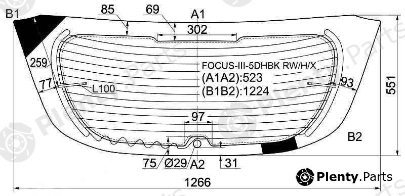  XYG part FOCUS-III-5DHBKRW/H/X (FOCUSIII5DHBKRWHX) Replacement part