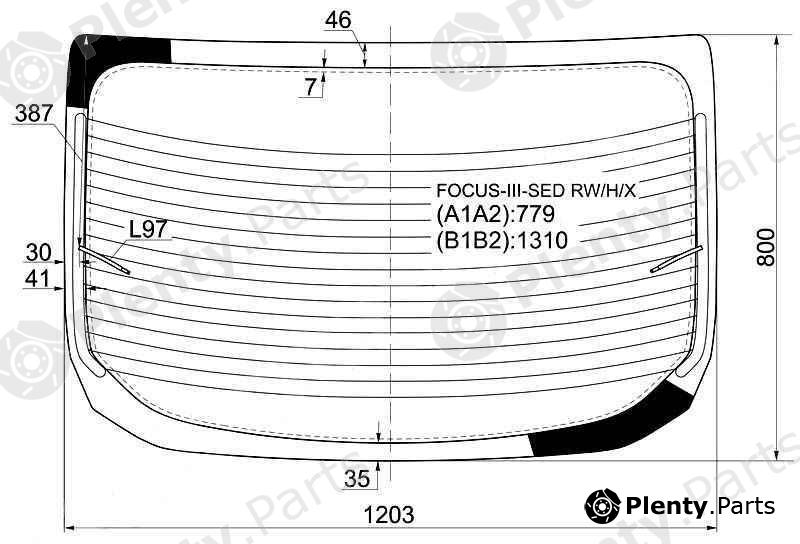  XYG part FOCUS-III-SEDRW/H/X (FOCUSIIISEDRWHX) Replacement part