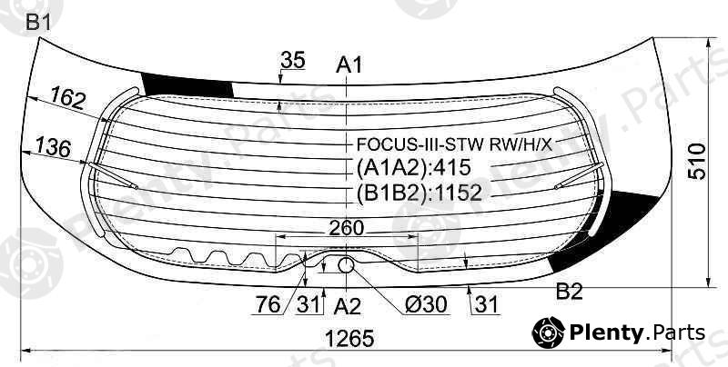  XYG part FOCUS-III-STWRW/H/X (FOCUSIIISTWRWHX) Replacement part