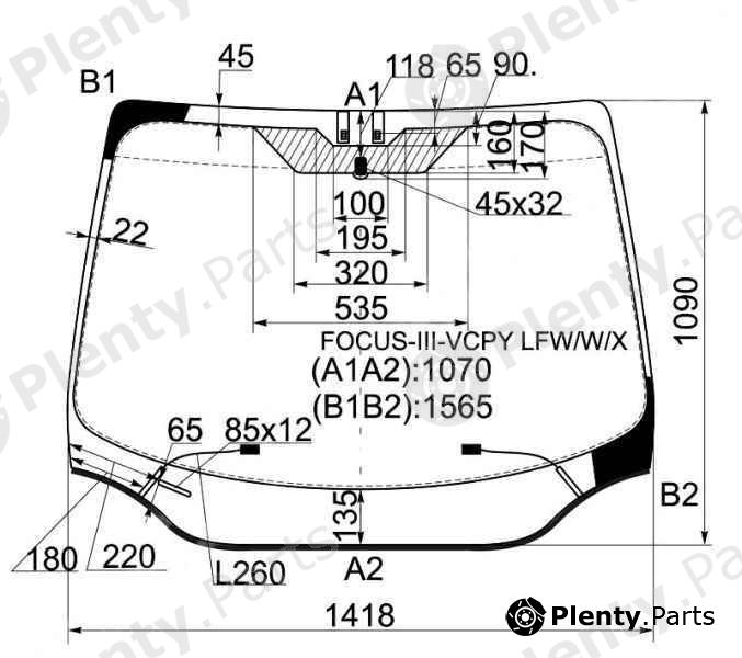  XYG part FOCUS-III-VCPYLFW/W/X (FOCUSIIIVCPYLFWWX) Replacement part
