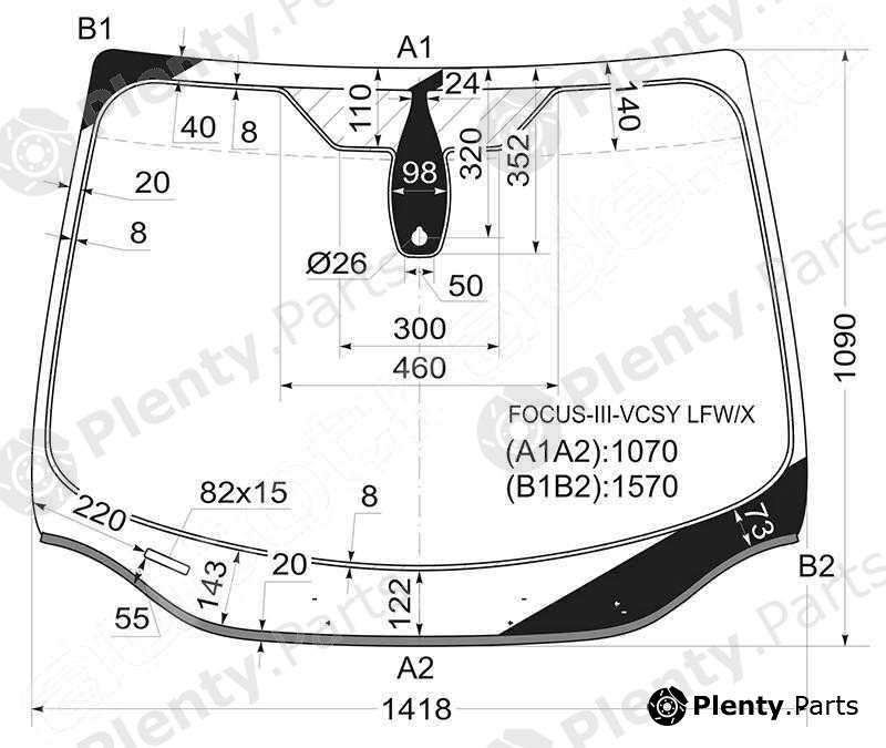 XYG part FOCUS-III-VCSYLFW/X (FOCUSIIIVCSYLFWX) Replacement part