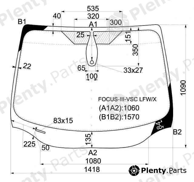  XYG part FOCUS-III-VSCLFW/X (FOCUSIIIVSCLFWX) Replacement part