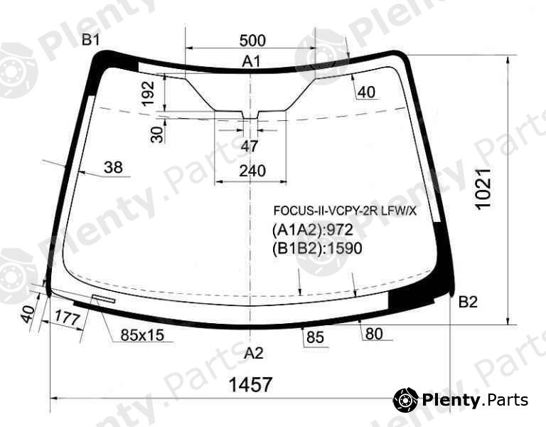  XYG part FOCUS-II-VCPY-2RLFW/X (FOCUSIIVCPY2RLFWX) Replacement part