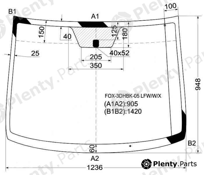  XYG part FOX-3DHBK-05LFW/W/X (FOX3DHBK05LFWWX) Replacement part