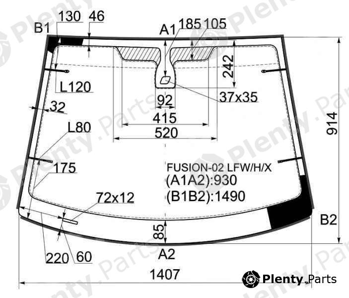  XYG part FUSION-02LFW/H/X (FUSION02LFWHX) Replacement part