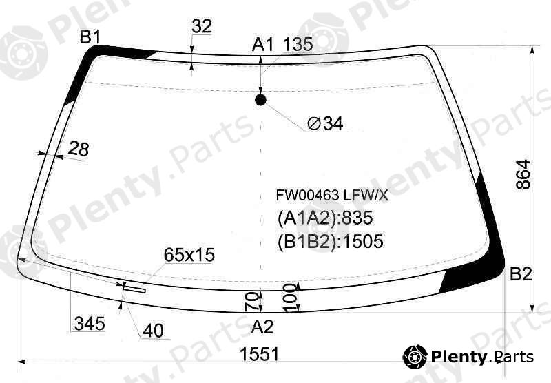  XYG part FW00463LFW/X (FW00463LFWX) Replacement part