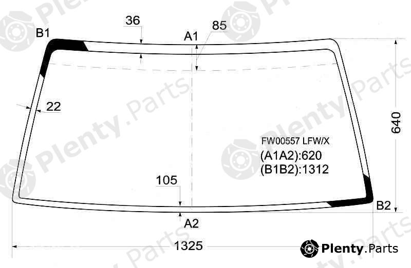  XYG part FW00557LFW/X (FW00557LFWX) Replacement part
