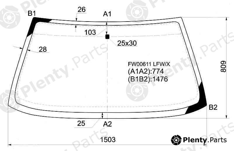  XYG part FW00611LFW/X (FW00611LFWX) Replacement part