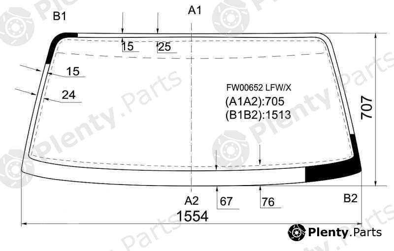  XYG part FW00652LFW/X (FW00652LFWX) Replacement part