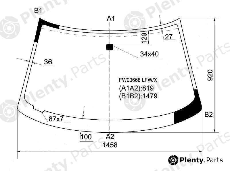  XYG part FW00668LFW/X (FW00668LFWX) Replacement part