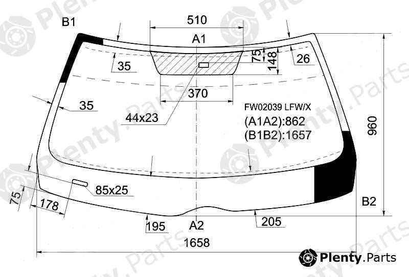 XYG part FW02039LFW/X (FW02039LFWX) Replacement part