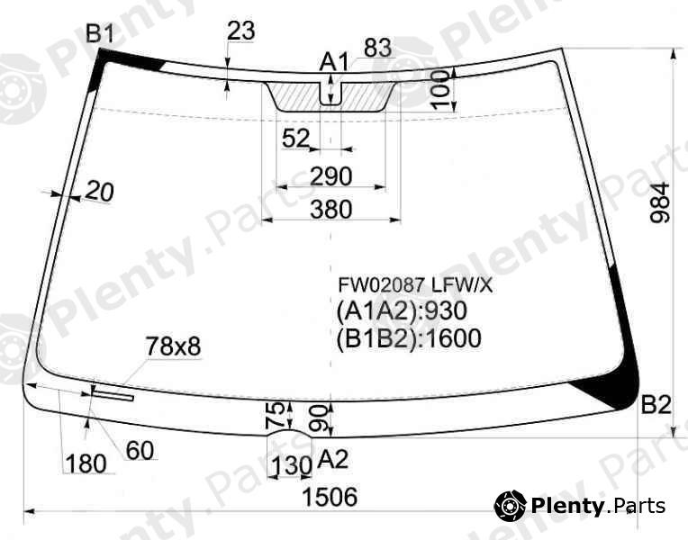  XYG part FW02087LFW/X (FW02087LFWX) Replacement part