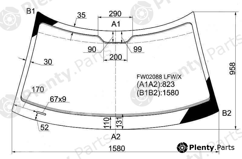  XYG part FW02088LFW/X (FW02088LFWX) Replacement part
