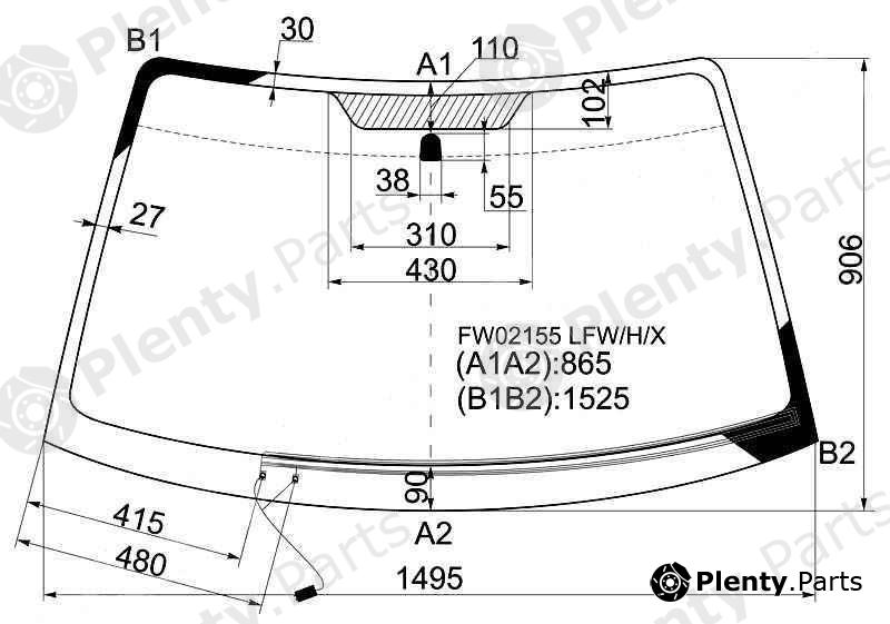  XYG part FW02155LFW/H/X (FW02155LFWHX) Replacement part