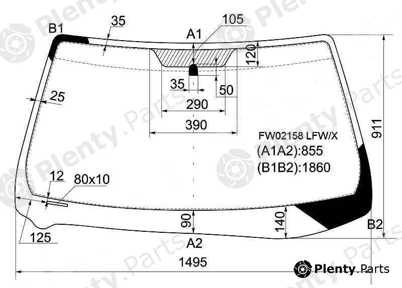  XYG part FW02158LFW/X (FW02158LFWX) Replacement part