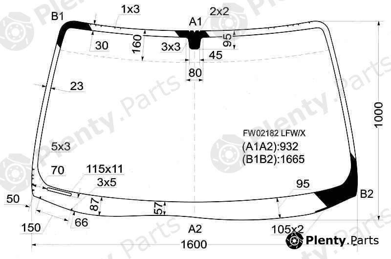  XYG part FW02182LFW/X (FW02182LFWX) Replacement part