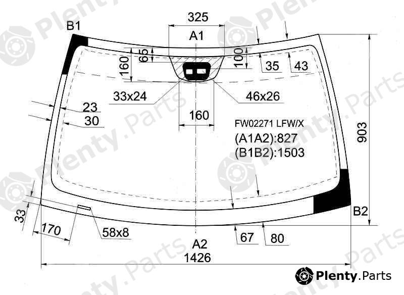  XYG part FW02271LFW/X (FW02271LFWX) Replacement part