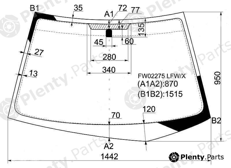  XYG part FW02275LFW/X (FW02275LFWX) Replacement part
