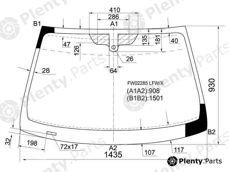  XYG part FW02285LFW/X (FW02285LFWX) Replacement part