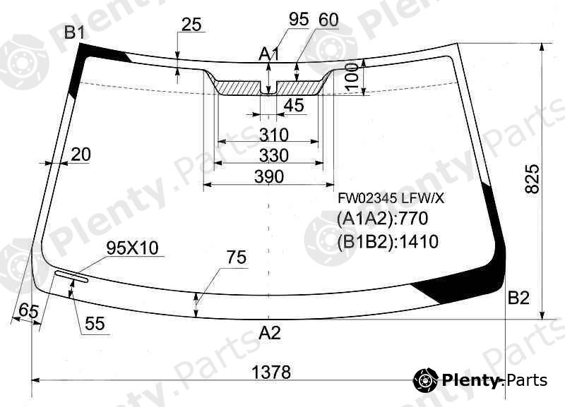  XYG part FW02345LFW/X (FW02345LFWX) Replacement part