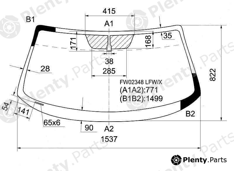  XYG part FW02348LFW/X (FW02348LFWX) Replacement part