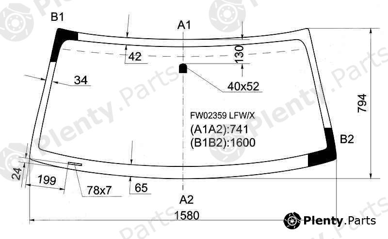  XYG part FW02359LFW/X (FW02359LFWX) Replacement part