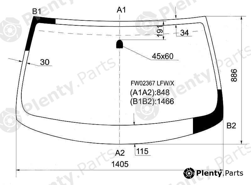  XYG part FW02367LFW/X (FW02367LFWX) Replacement part