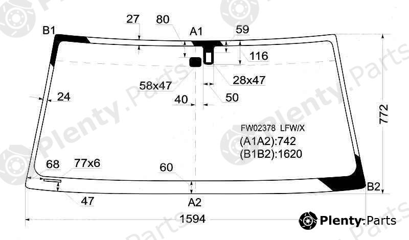  XYG part FW02378LFW/X (FW02378LFWX) Replacement part
