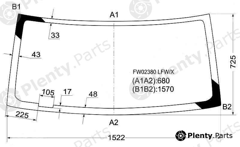  XYG part FW02380LFW/X (FW02380LFWX) Replacement part