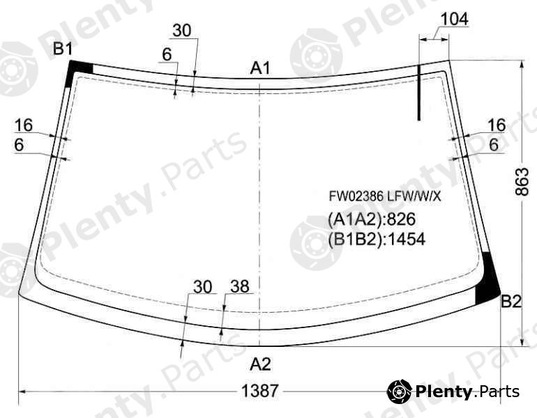  XYG part FW02386LFW/W/X (FW02386LFWWX) Replacement part