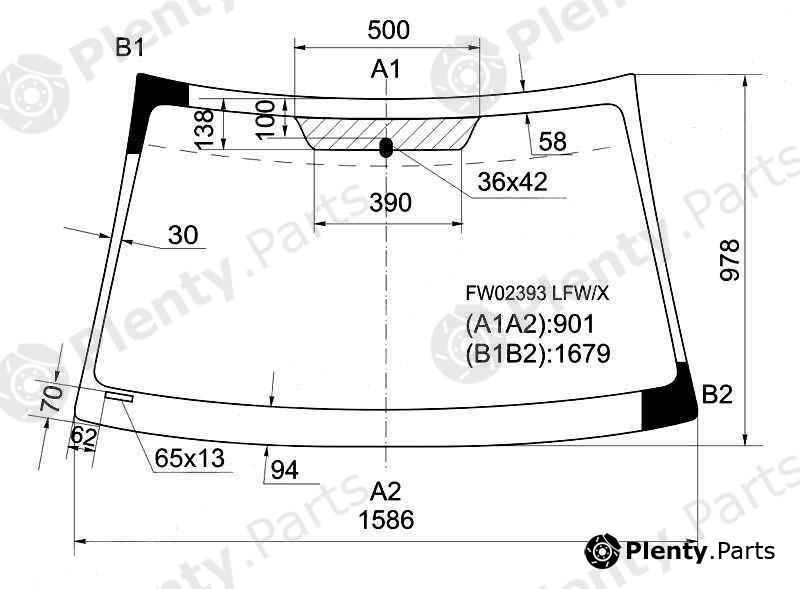  XYG part FW02393LFW/X (FW02393LFWX) Replacement part