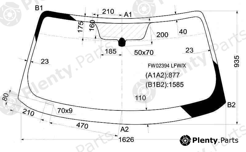  XYG part FW02394LFW/X (FW02394LFWX) Replacement part