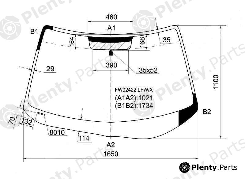  XYG part FW02422LFW/X (FW02422LFWX) Replacement part
