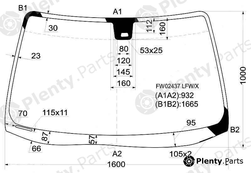  XYG part FW02437LFW/X (FW02437LFWX) Replacement part
