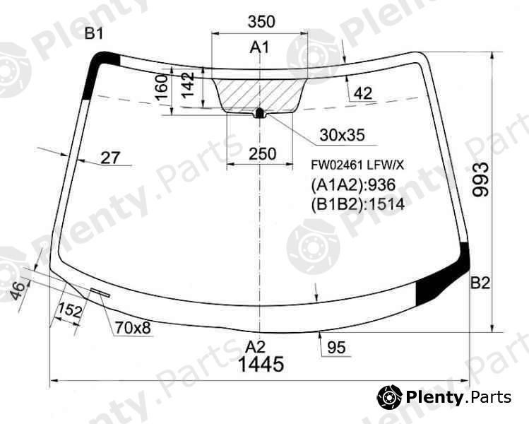  XYG part FW02461LFW/X (FW02461LFWX) Replacement part