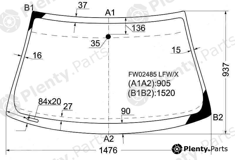  XYG part FW02485LFW/X (FW02485LFWX) Replacement part
