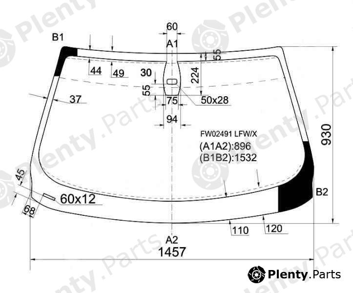  XYG part FW02491LFW/X (FW02491LFWX) Replacement part