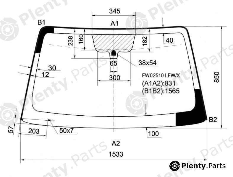 XYG part FW02510LFW/X (FW02510LFWX) Replacement part