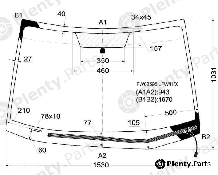  XYG part FW02595LFW/H/X (FW02595LFWHX) Replacement part