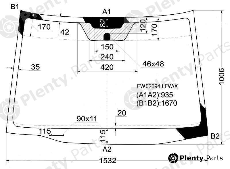  XYG part FW02694LFW/X (FW02694LFWX) Replacement part