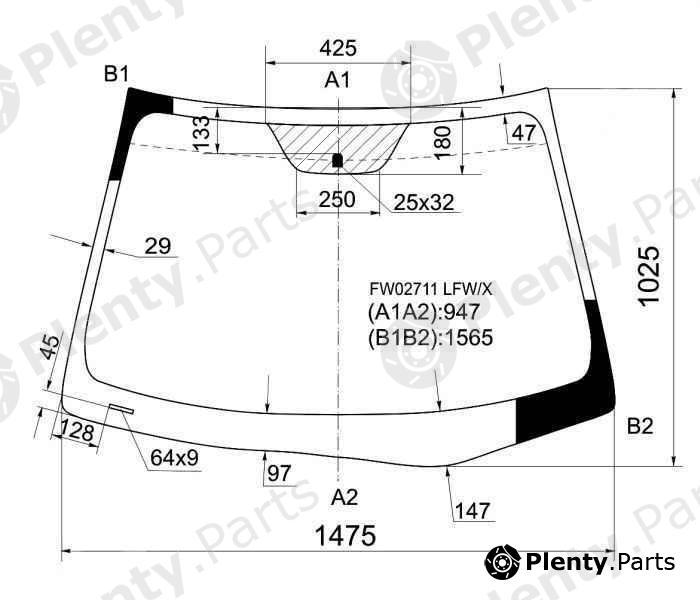  XYG part FW02711LFW/X (FW02711LFWX) Replacement part